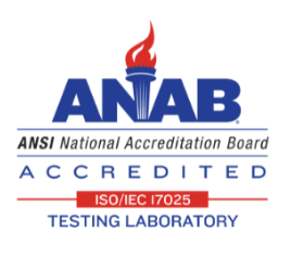 ANAB Accredited Laboratory